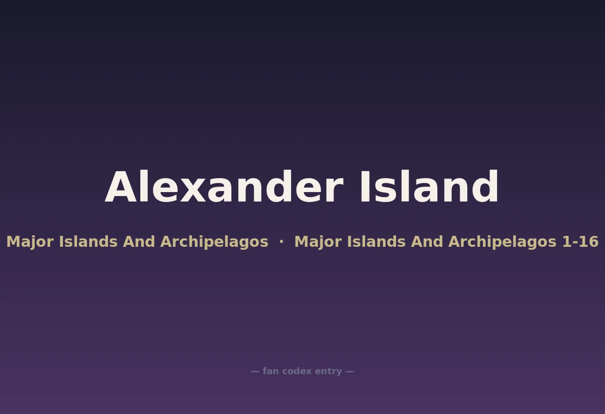 Alexander Island