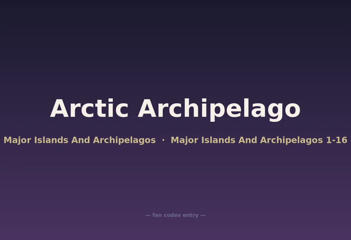 Arctic Archipelago
